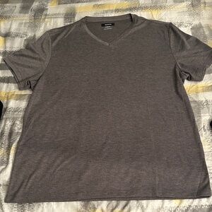 Alfani Charcoal V-Neck Tee